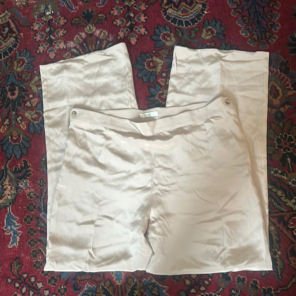 The row silk pants